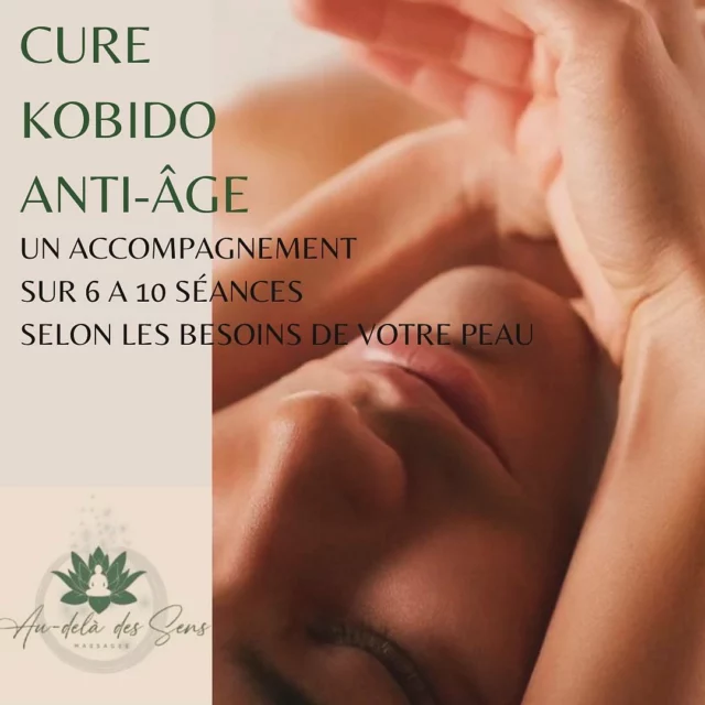 Cure Kobido Anti-Âge :

Un coup de boost en 6 a 10 séances rapprochées pour redonner de l’information aux cellules : cela stimulera votre renouvellement cellulaire.

Une fois que ces petites cellules ont bien compris le message, les séances peuvent s’espacer pour mettre en place des séances d’entretien 1 fois par mois.

Laetitia, praticienne massage Kobido holistique
* ��Massage visage - Kobido
* ��Massage bien être
* ��Access Bars
* ��Maître Reiki
* Massage des cinq continents 
Prise de rdv sur Adds-massages.fr ou par téléphone au 0744908525 ou 0491585871

N’hésitez pas à me poser des questions!

#kobido #massageantiage #liftingnaturel #vitrolles #skincare #massage #aix #aixenprovence #marseille #раса